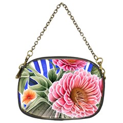 Choice Watercolor Flowers Chain Purse (two Sides) by GardenOfOphir