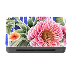 Choice Watercolor Flowers Memory Card Reader With Cf