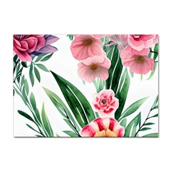 Chic Watercolor Flowers Sticker A4 (100 Pack) by GardenOfOphir