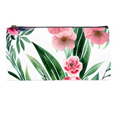 Chic Watercolor Flowers Pencil Case by GardenOfOphir