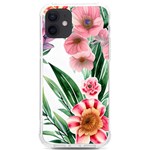 Chic Watercolor Flowers iPhone 12/12 Pro TPU UV Print Case Front