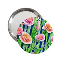 Dazzling Watercolor Flowers 2 25  Handbag Mirrors by GardenOfOphir