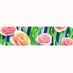 Dazzling Watercolor Flowers Large Bar Mat by GardenOfOphir