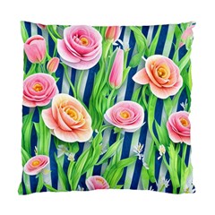 Dazzling Watercolor Flowers Standard Cushion Case (two Sides) by GardenOfOphir