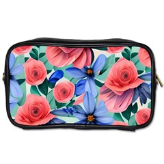 Classy Watercolor Flowers Toiletries Bag (one Side) by GardenOfOphir