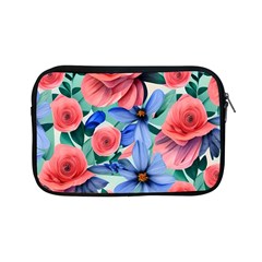 Classy Watercolor Flowers Apple Ipad Mini Zipper Cases by GardenOfOphir