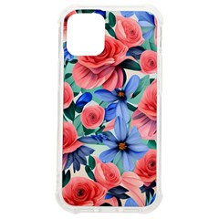 Classy Watercolor Flowers Iphone 12 Mini Tpu Uv Print Case	 by GardenOfOphir