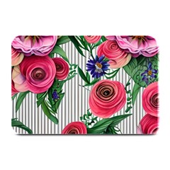 Cheerful Watercolor Flowers Plate Mats by GardenOfOphir