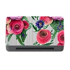 Cheerful Watercolor Flowers Memory Card Reader With Cf