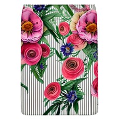 Cheerful Watercolor Flowers Removable Flap Cover (l) by GardenOfOphir