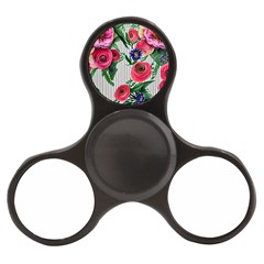 Cheerful Watercolor Flowers Finger Spinner by GardenOfOphir