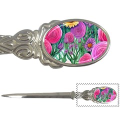 Charming Watercolor Flowers Letter Opener by GardenOfOphir