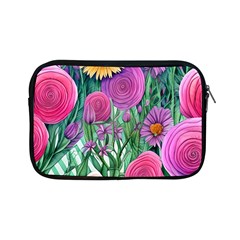 Charming Watercolor Flowers Apple Ipad Mini Zipper Cases by GardenOfOphir