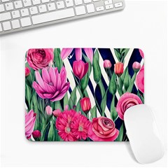 Classy Botanicals – Watercolor Flowers Botanical Small Mousepad by GardenOfOphir