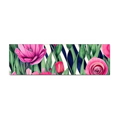 Classy Botanicals – Watercolor Flowers Botanical Sticker Bumper (10 Pack) by GardenOfOphir