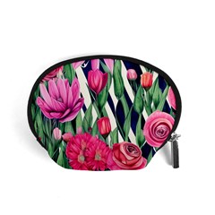 Classy Botanicals – Watercolor Flowers Botanical Accessory Pouch (small) by GardenOfOphir