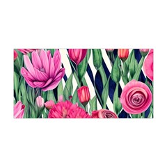 Classy Botanicals – Watercolor Flowers Botanical Yoga Headband by GardenOfOphir