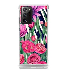 Classy Botanicals – Watercolor Flowers Botanical Samsung Galaxy Note 20 Ultra Tpu Uv Case by GardenOfOphir