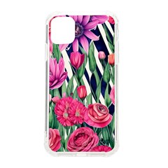 Classy Botanicals – Watercolor Flowers Botanical Iphone 11 Tpu Uv Print Case