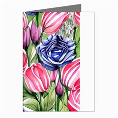 Charming Foliage – Watercolor Flowers Botanical Greeting Cards (pkg Of 8) by GardenOfOphir