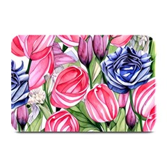 Charming Foliage – Watercolor Flowers Botanical Plate Mats by GardenOfOphir