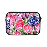 Charming Foliage – Watercolor Flowers Botanical Apple iPad Mini Zipper Cases Front