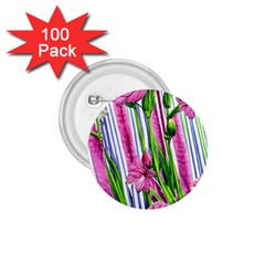 Cherished Blooms – Watercolor Flowers Botanical 1 75  Buttons (100 Pack)  by GardenOfOphir