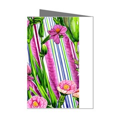 Cherished Blooms – Watercolor Flowers Botanical Mini Greeting Cards (pkg Of 8) by GardenOfOphir