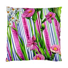 Cherished Blooms – Watercolor Flowers Botanical Standard Cushion Case (two Sides) by GardenOfOphir