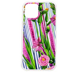 Cherished Blooms – Watercolor Flowers Botanical Iphone 12 Pro Max Tpu Uv Print Case by GardenOfOphir