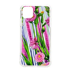 Cherished Blooms – Watercolor Flowers Botanical Iphone 11 Pro Max 6 5 Inch Tpu Uv Print Case by GardenOfOphir