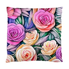 County Charm – Watercolor Flowers Botanical Standard Cushion Case (two Sides) by GardenOfOphir