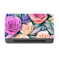 County Charm – Watercolor Flowers Botanical Memory Card Reader With Cf