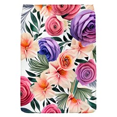 Country-chic Watercolor Flowers Removable Flap Cover (s) by GardenOfOphir