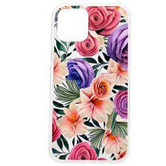 Country-chic Watercolor Flowers Iphone 12 Pro Max Tpu Uv Print Case