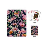 Choice And Creative Watercolor Flowers Playing Cards Single Design (Mini) Back