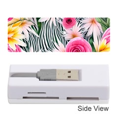 Classy And Chic Watercolor Flowers Memory Card Reader (stick) by GardenOfOphir