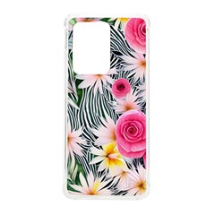 Classy And Chic Watercolor Flowers Samsung Galaxy S20 Ultra 6 9 Inch Tpu Uv Case