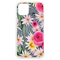 Classy And Chic Watercolor Flowers Iphone 12/12 Pro Tpu Uv Print Case by GardenOfOphir