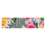 Classy And Chic Watercolor Flowers Banner and Sign 4  x 1  Front