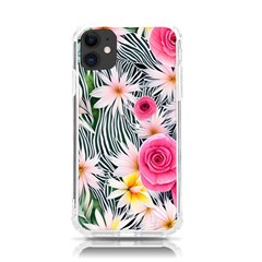 Classy And Chic Watercolor Flowers Iphone 11 Tpu Uv Print Case by GardenOfOphir