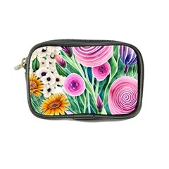 Cheerful And Captivating Watercolor Flowers Coin Purse