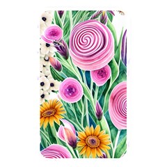 Cheerful And Captivating Watercolor Flowers Memory Card Reader (Rectangular)