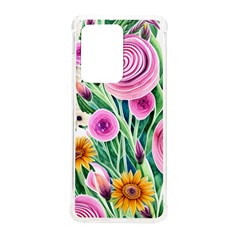 Cheerful And Captivating Watercolor Flowers Samsung Galaxy S20 Ultra 6 9 Inch Tpu Uv Case by GardenOfOphir