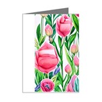 Cheerful And Captivating Watercolor Flowers Mini Greeting Cards (Pkg of 8) Right