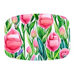 Cheerful And Captivating Watercolor Flowers Mini Square Pill Box by GardenOfOphir