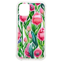 Cheerful And Captivating Watercolor Flowers Iphone 12 Mini Tpu Uv Print Case	 by GardenOfOphir