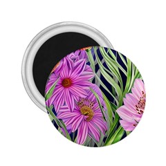 Cheerful Watercolors – Flowers Botanical 2 25  Magnets by GardenOfOphir