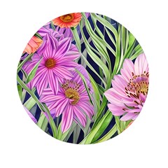 Cheerful Watercolors – Flowers Botanical Mini Round Pill Box (pack Of 5) by GardenOfOphir