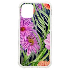 Cheerful Watercolors – Flowers Botanical Iphone 12 Mini Tpu Uv Print Case	 by GardenOfOphir